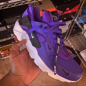 Nike Huarache Run PRM Zip Indigo Burst (Purple)